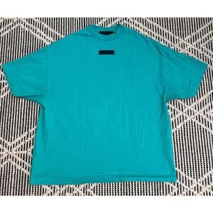Essentials Fear of God Mens T-shirt, Mint Leaf, Size Small